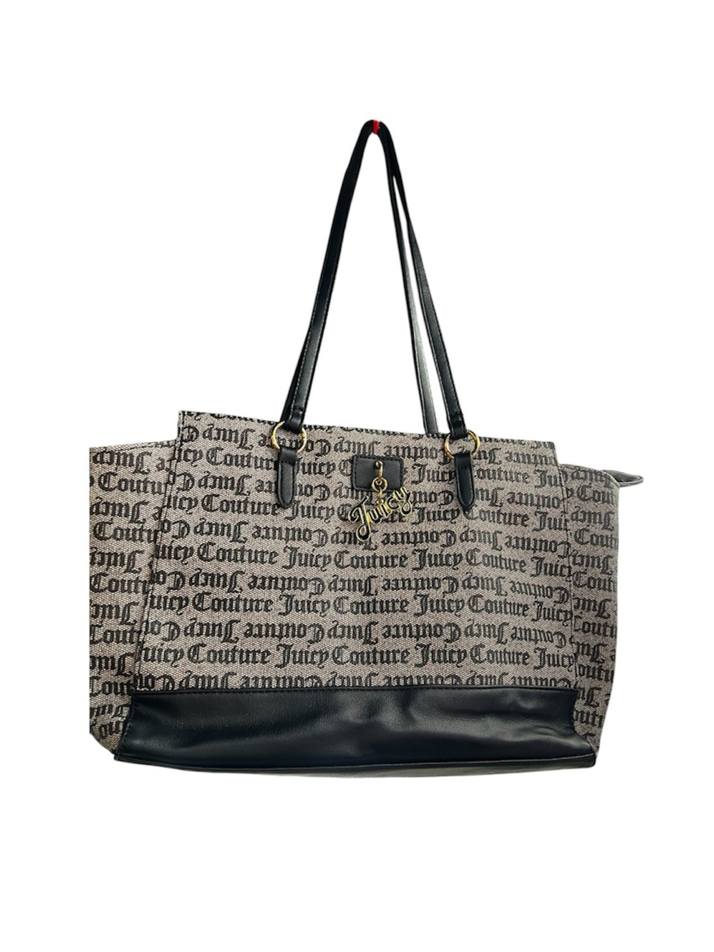 Juicy Couture Black &  Logo Tote with Black Trim
